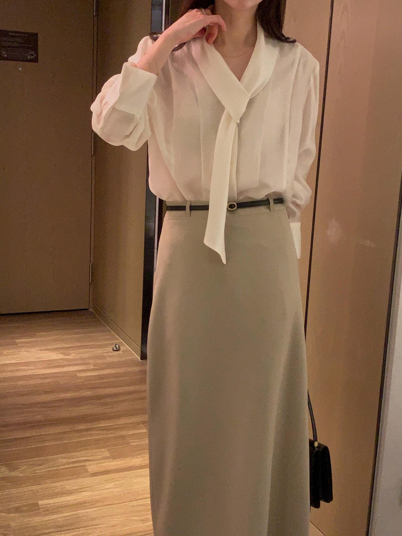 Scarf Detail Blouse