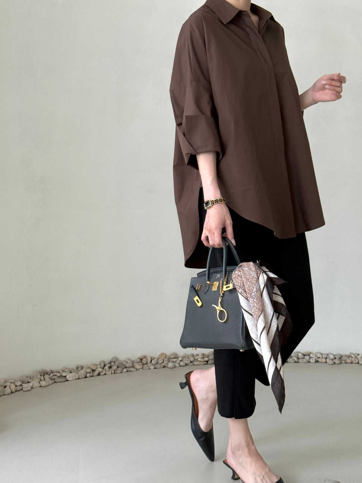 [Best Seller] Oversized Asymmetric Long Shirt