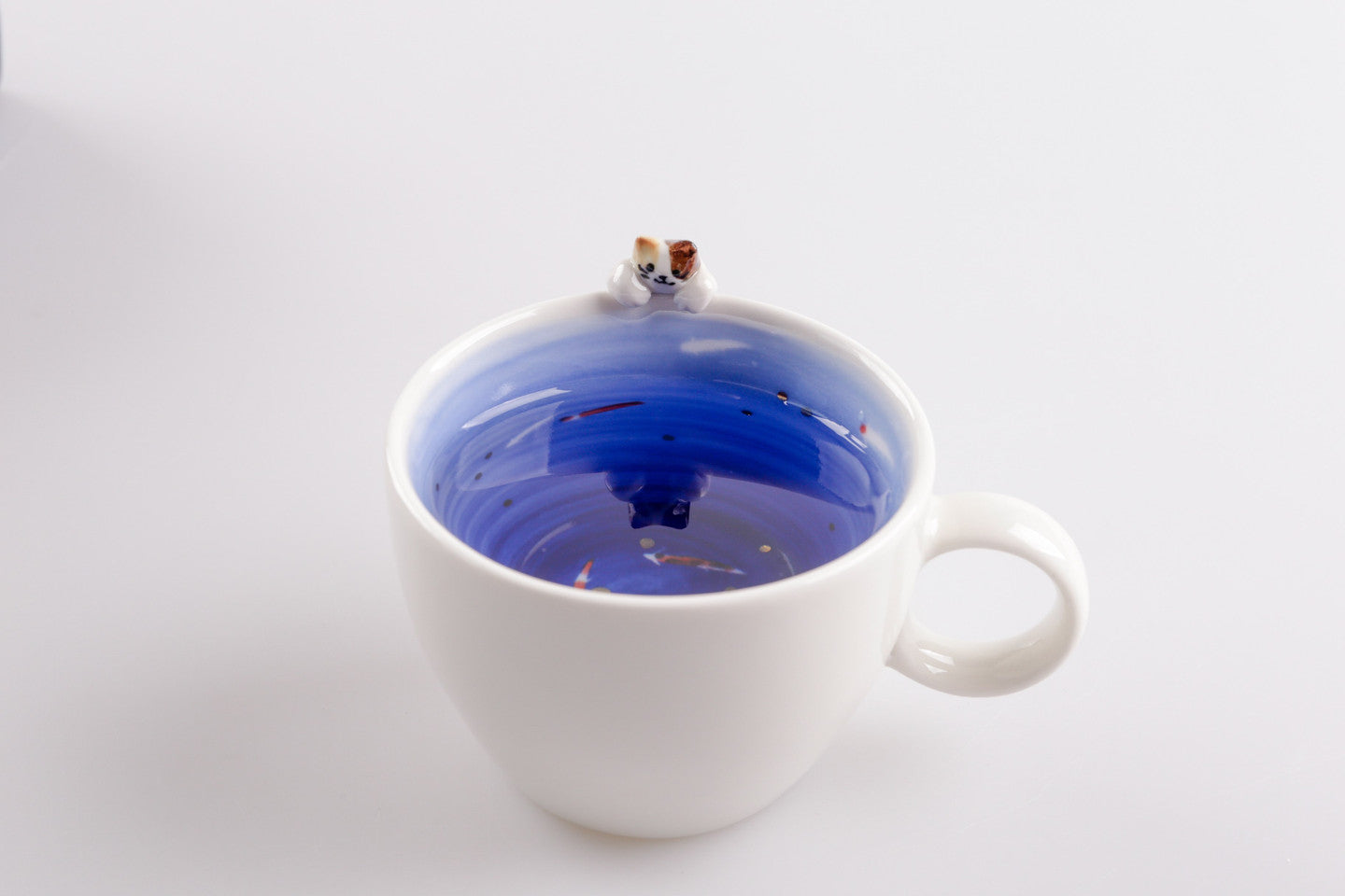 [Handmade Korean Ceramics] A Tiny Cat in Your Mug