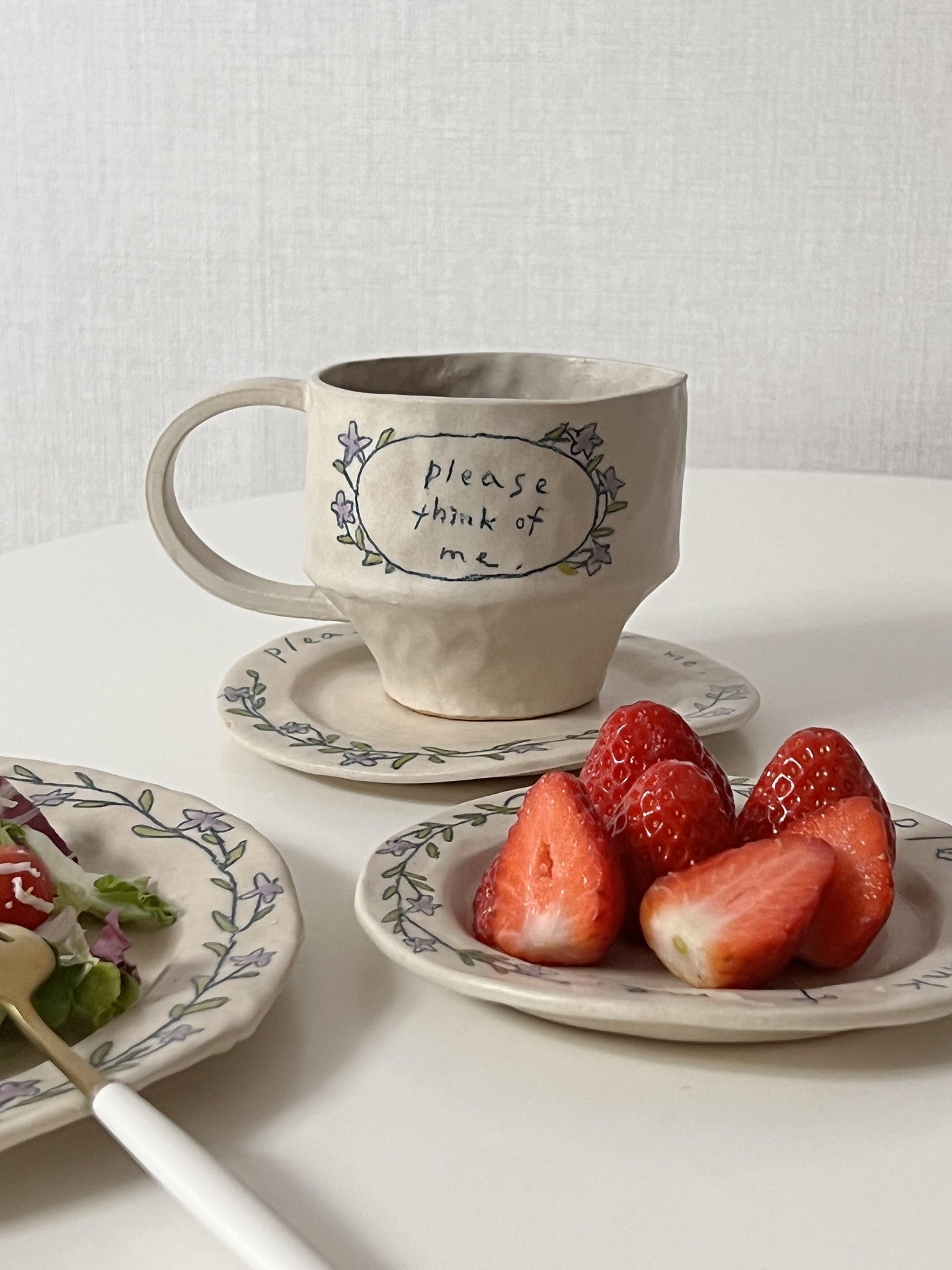 [Handmade Korean Ceramics] Think of me Coffee Cup