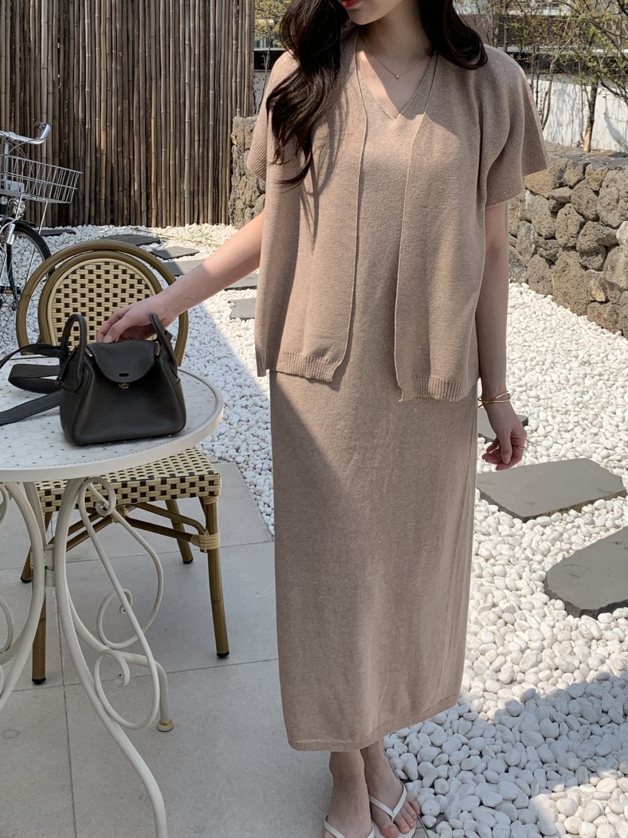 Holgament Artisan Linen Blend Two-Piece Set