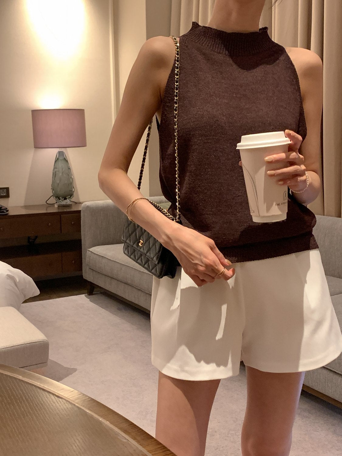 Paper Blend Halter Knit