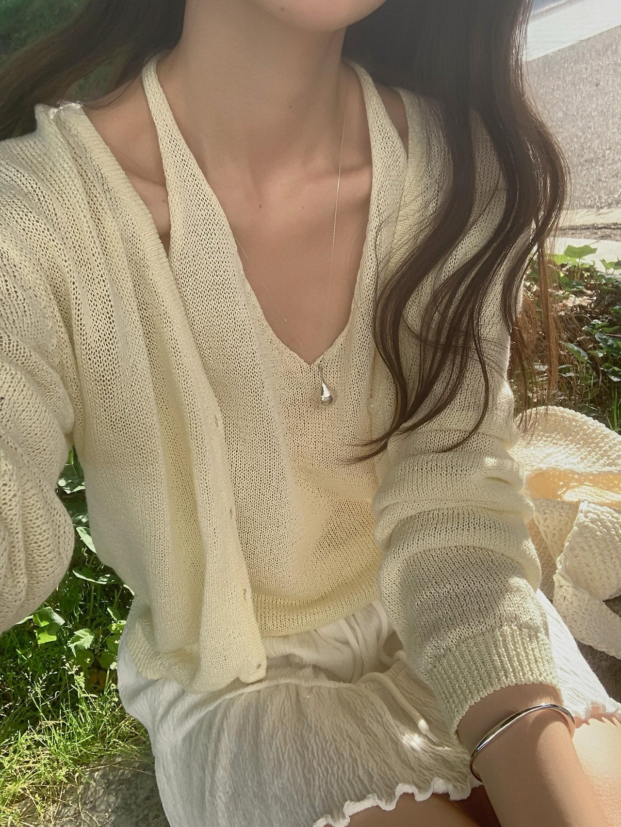 Halter Knit Cardigan