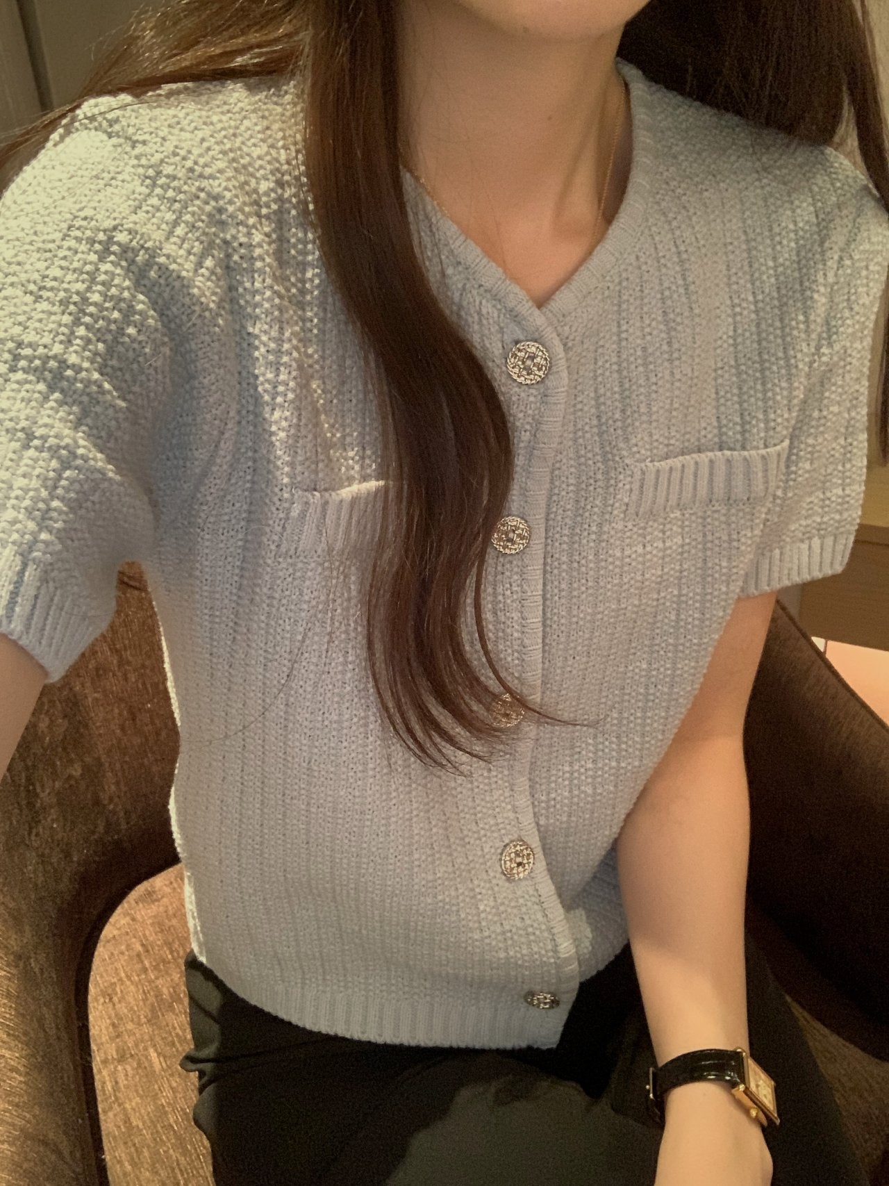 Weave Tweed Cardigan
