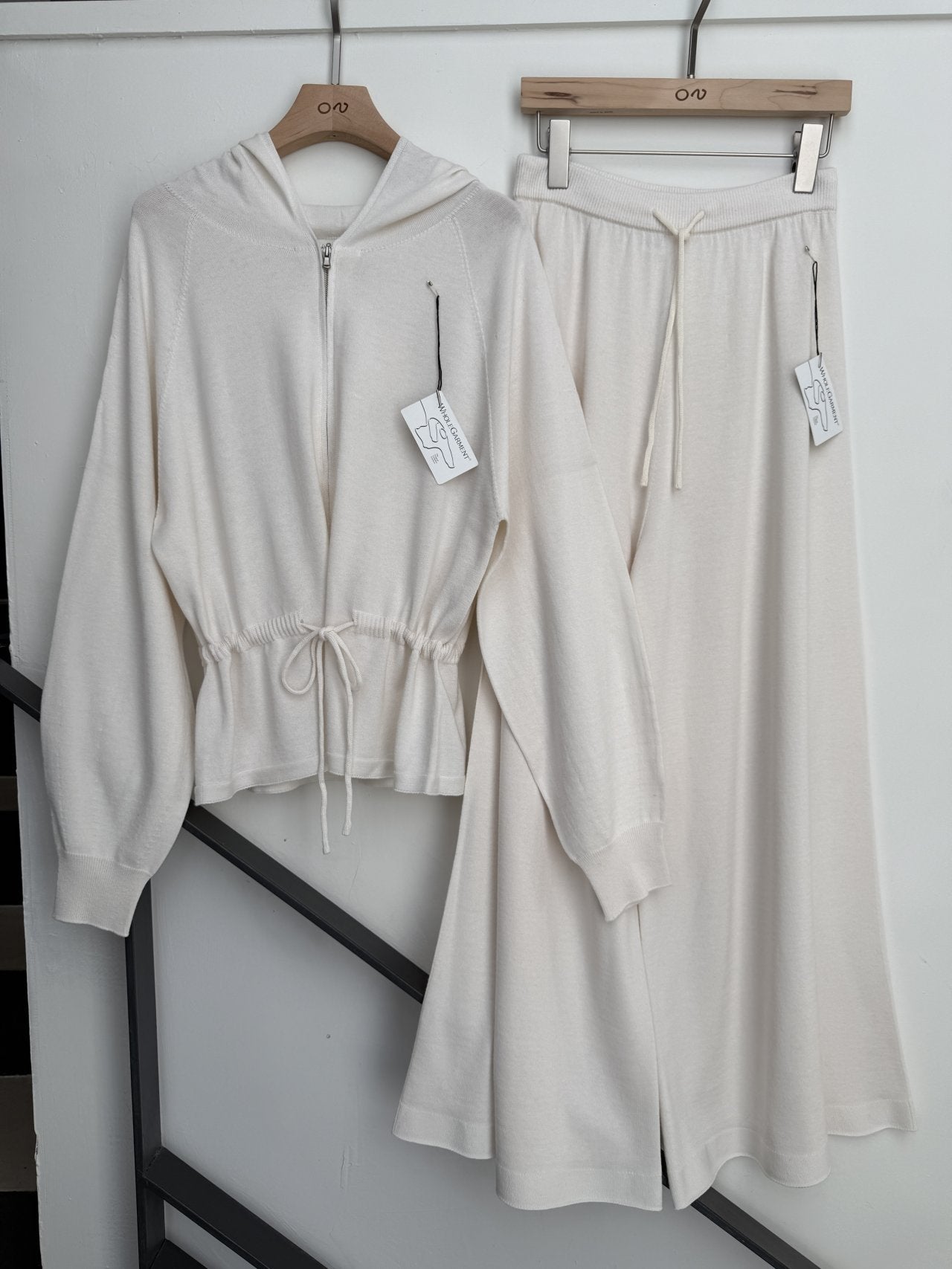 Premium Wool-Cotton Artisan Set-up - Ivory