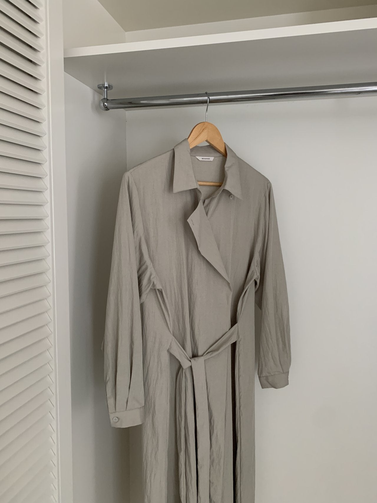 Trench-Style Shirt Dress