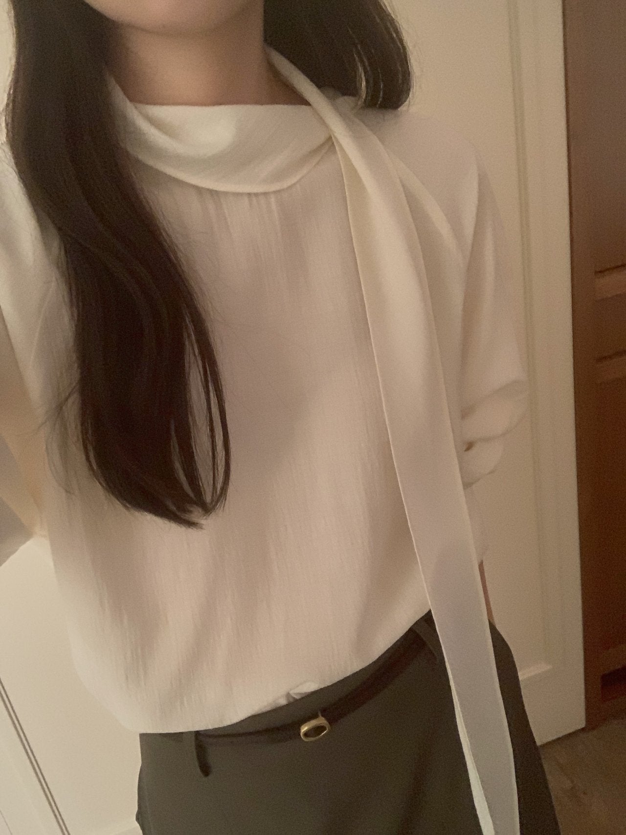 [Best Seller] Premium Raglan Tie Blouse