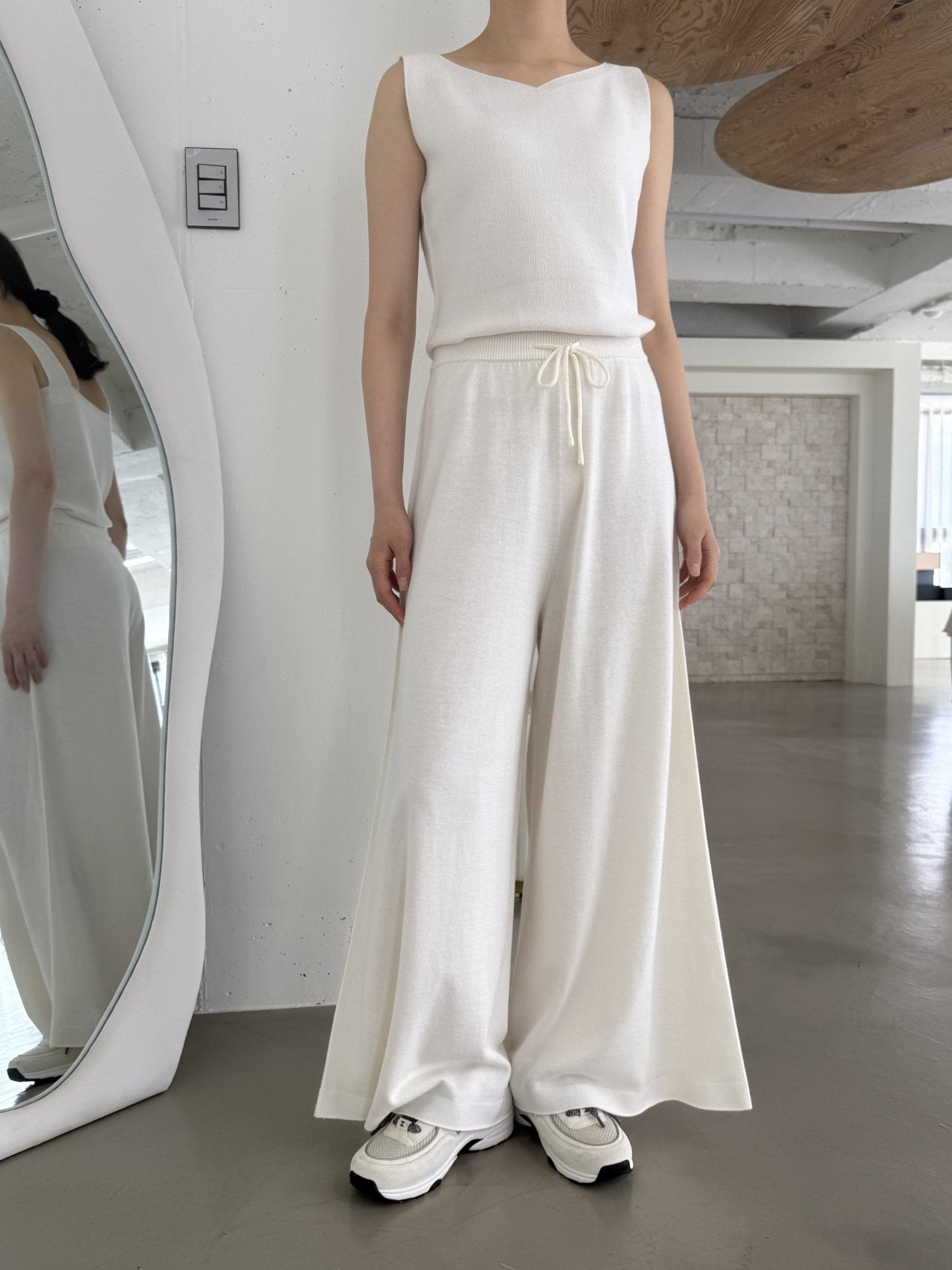 Premium Wool-Cotton Artisan Set-up - Ivory