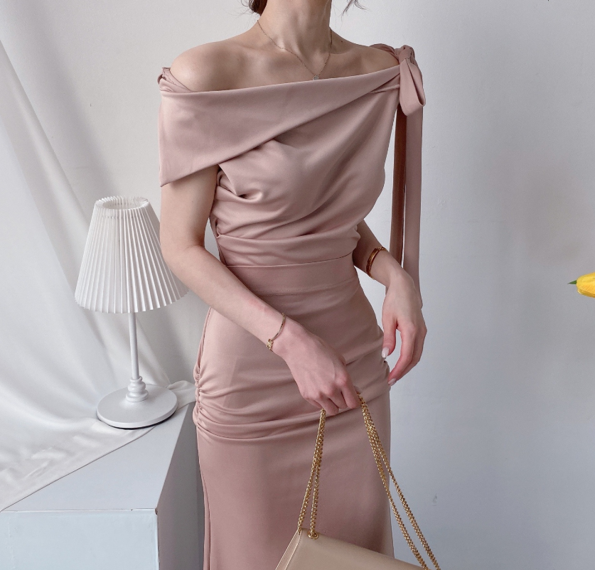 Scarf Asymmetric Sleeveless Blouse
