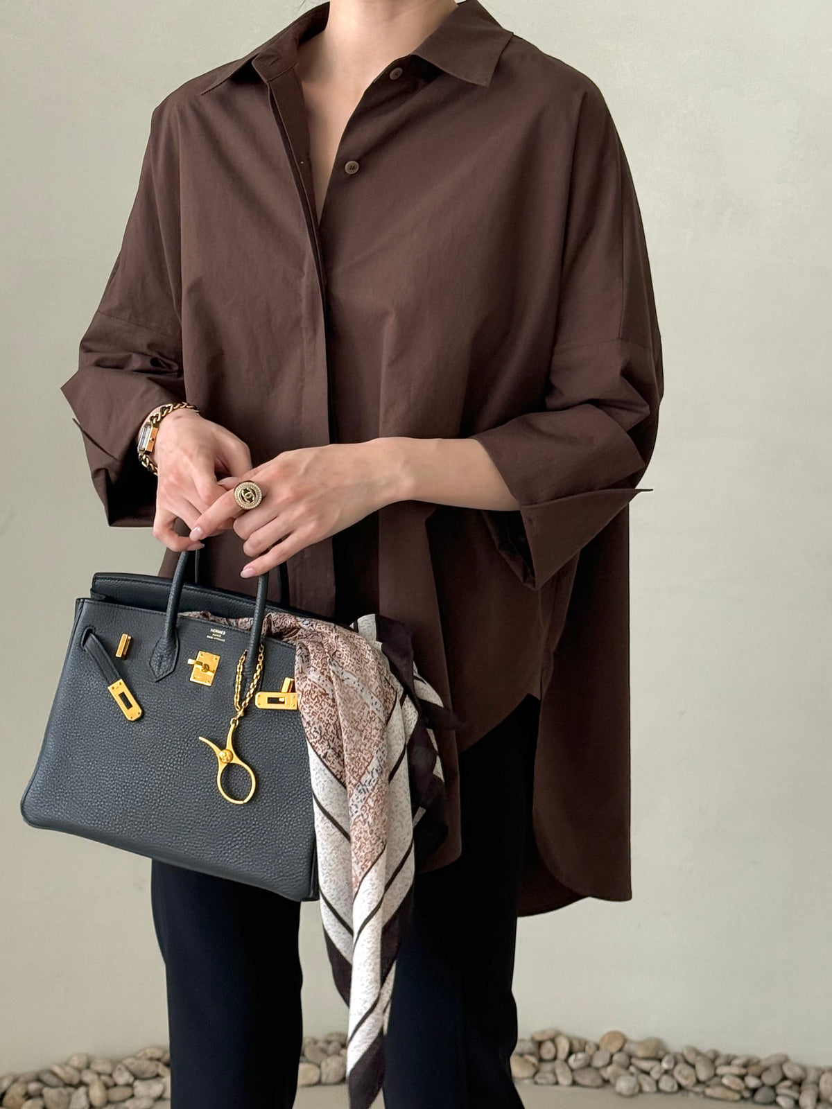 [Best Seller] Oversized Asymmetric Long Shirt