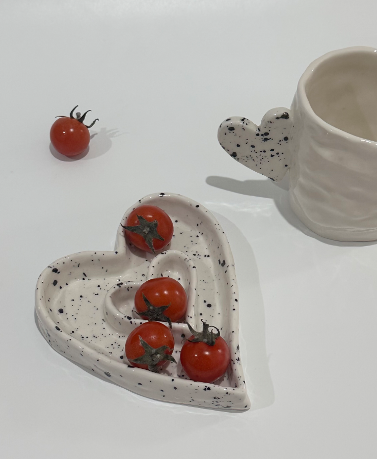 [Handmade Korean Ceramics] Heart Mug