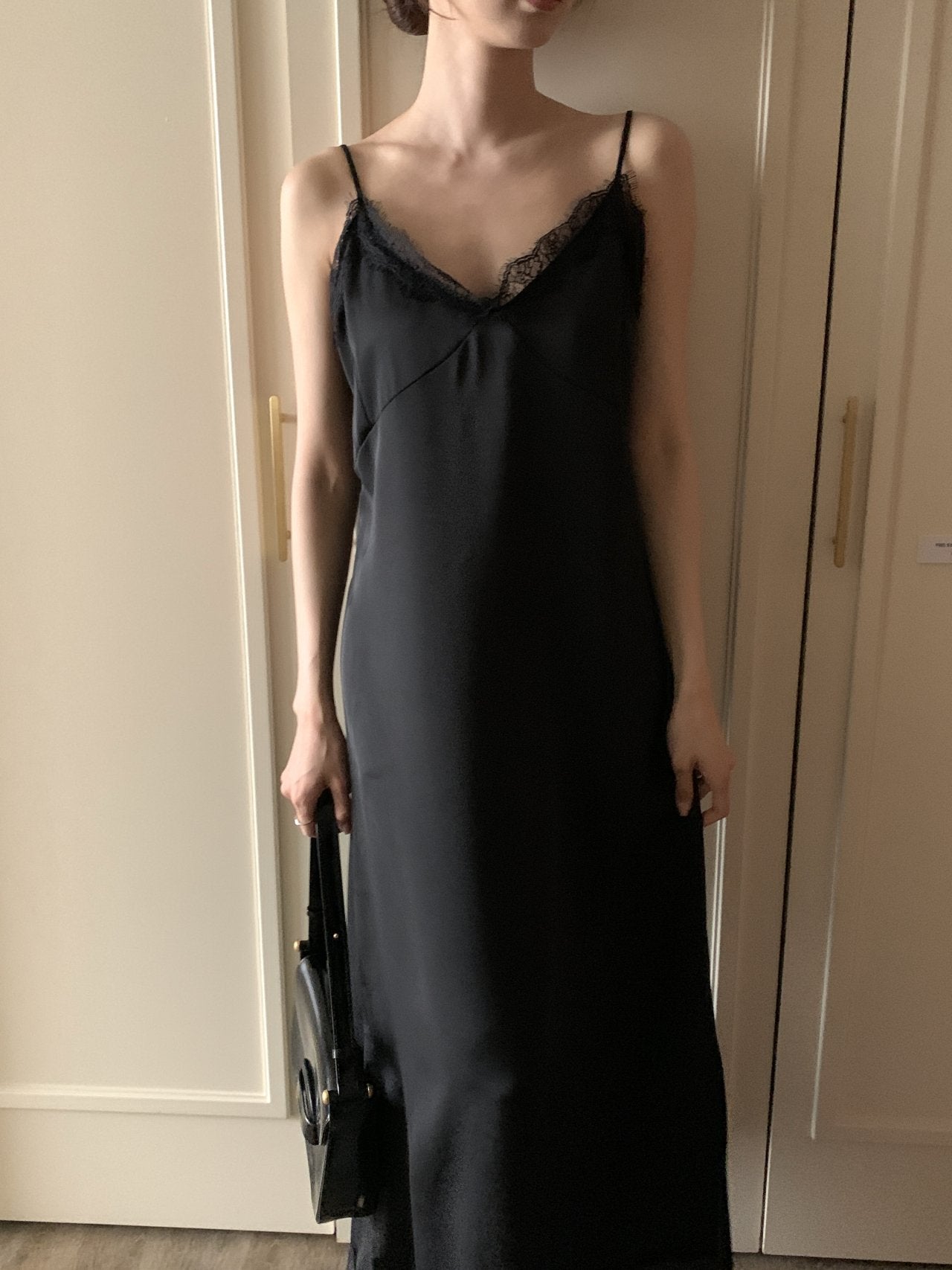 Satin Lace Dress