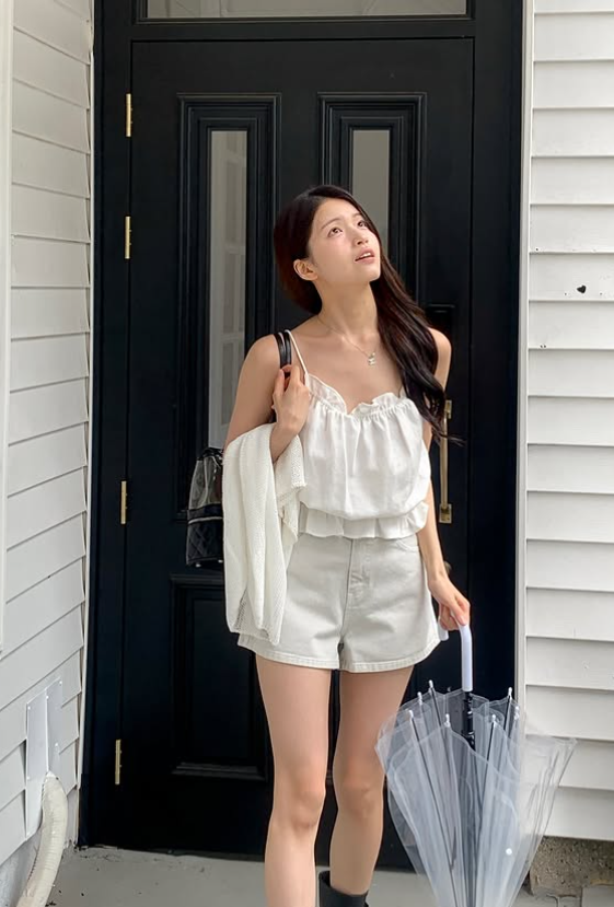 Soft Banding Linen Blend Tank Top