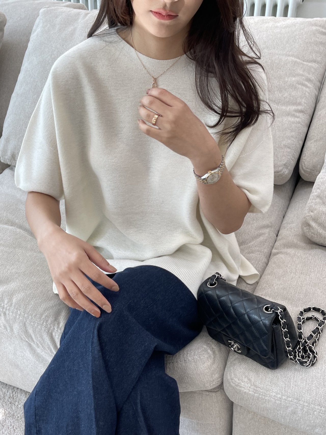 Signature Seamless Loose-Fit Knit