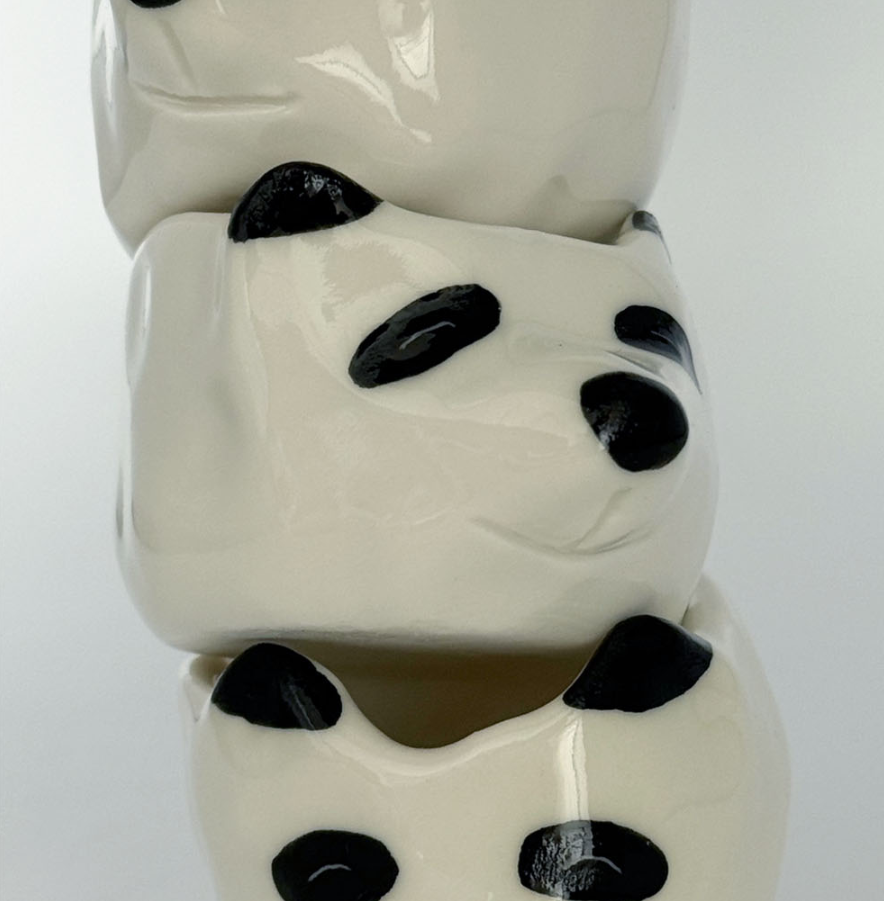 [Handmade Korean Ceramics] Smile Panda Soju Cup