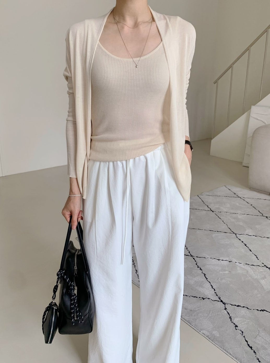 Summer Air Knit Cardigan Set