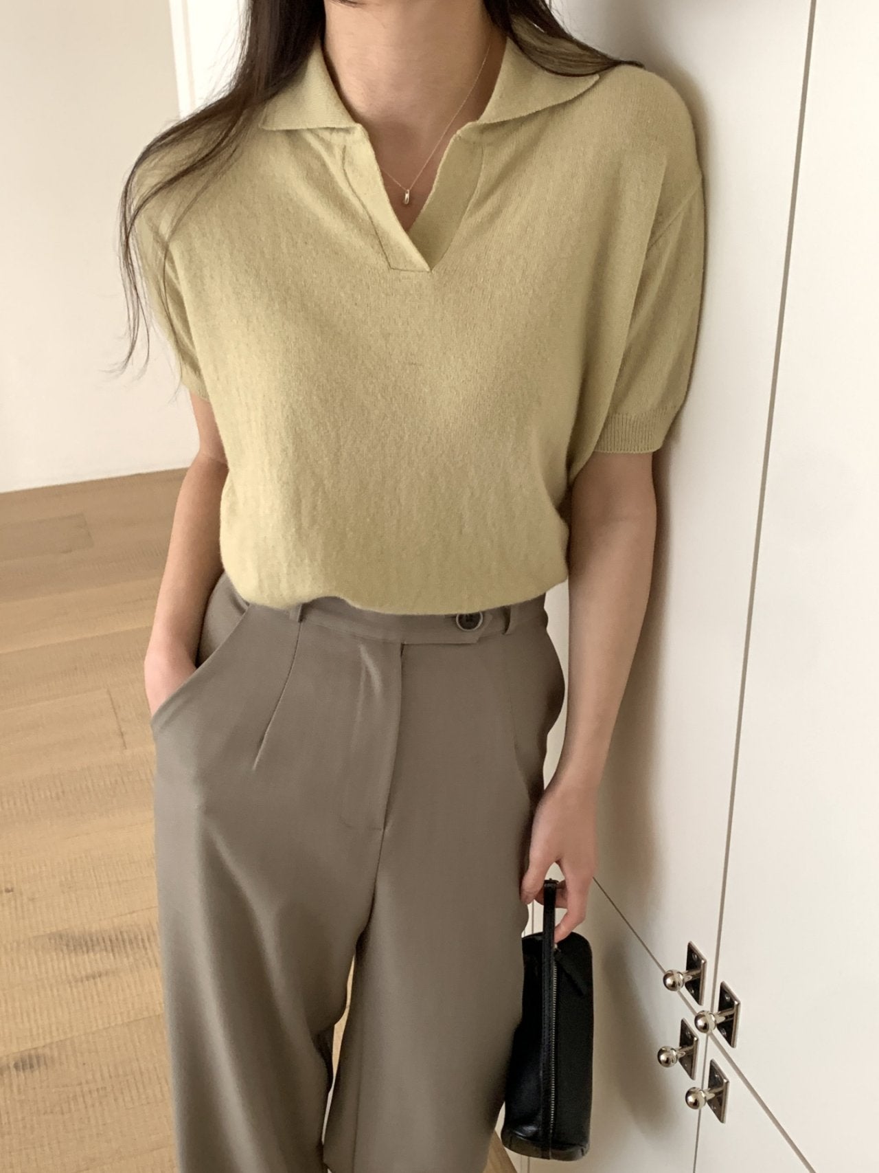 Sweet Palette Cashmere Collar Knit