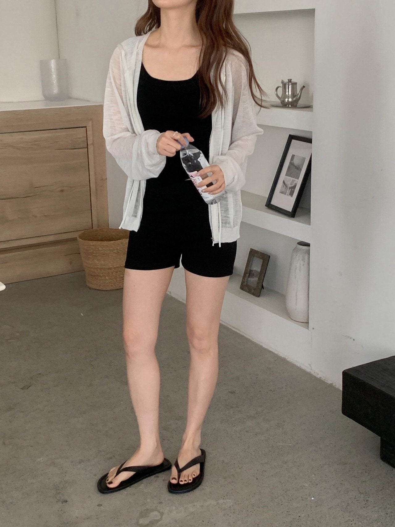 Linen Hooded Knit