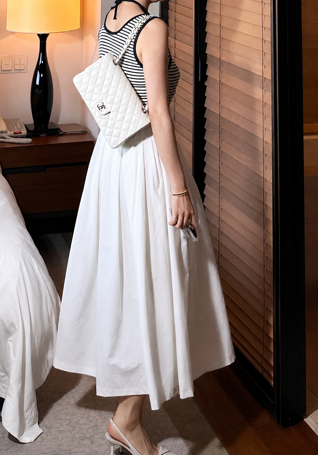 Maxi Pleated Long Skirt