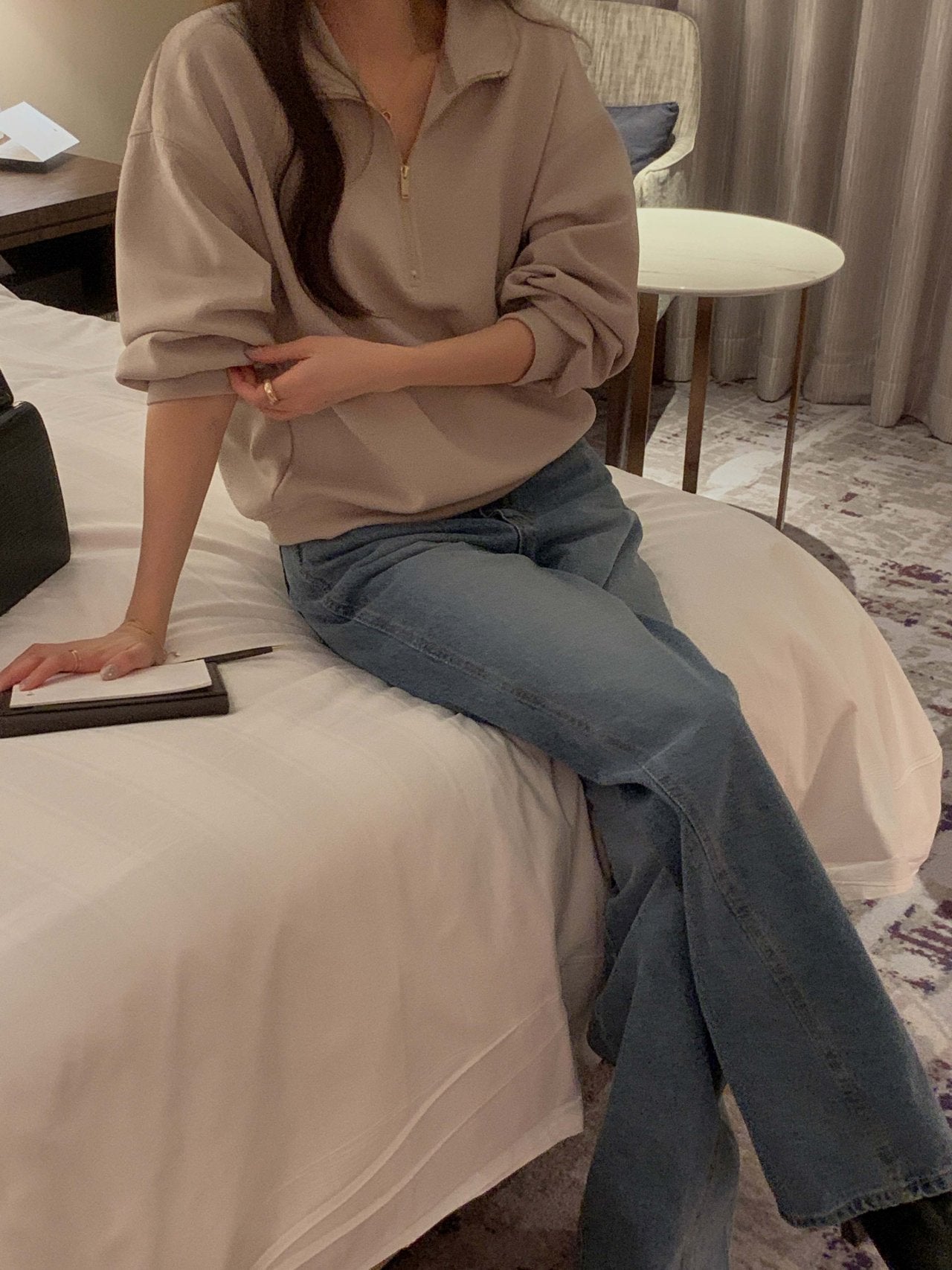 Premium Half Zip Sweatshirt