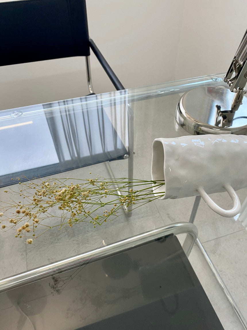 [Handmade Korean Ceramics] Wave Mug White