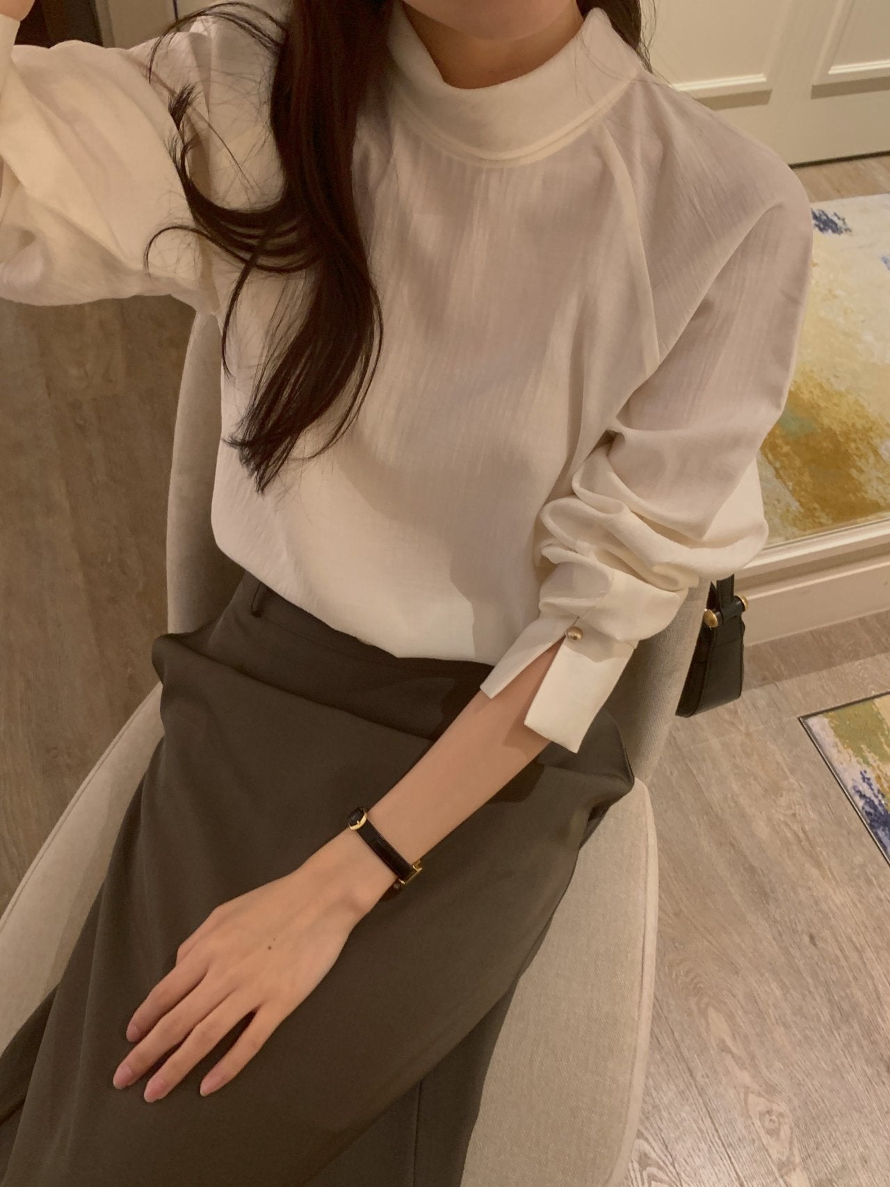 [Best Seller] Premium Raglan Tie Blouse