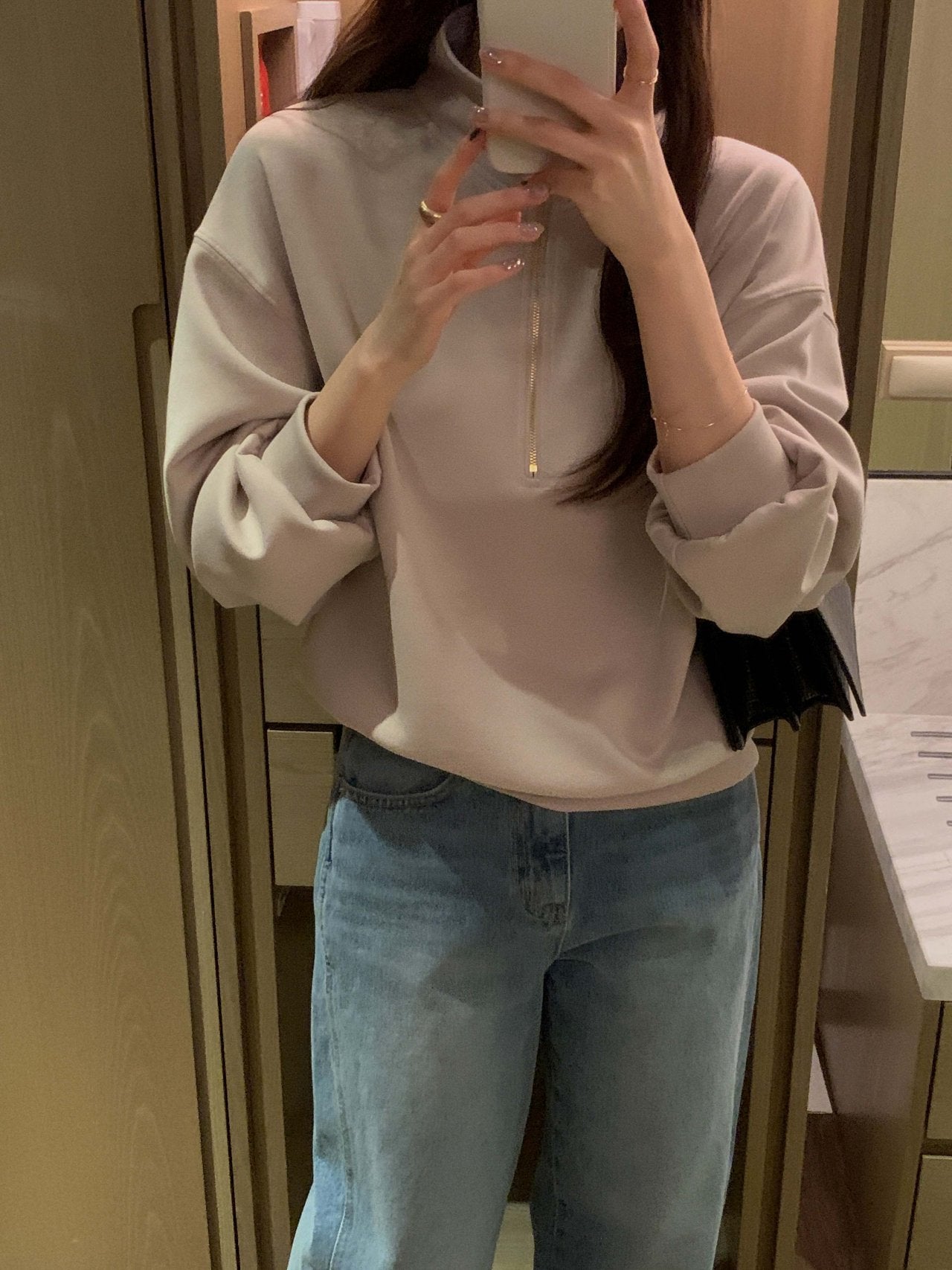 Premium Half Zip Sweatshirt