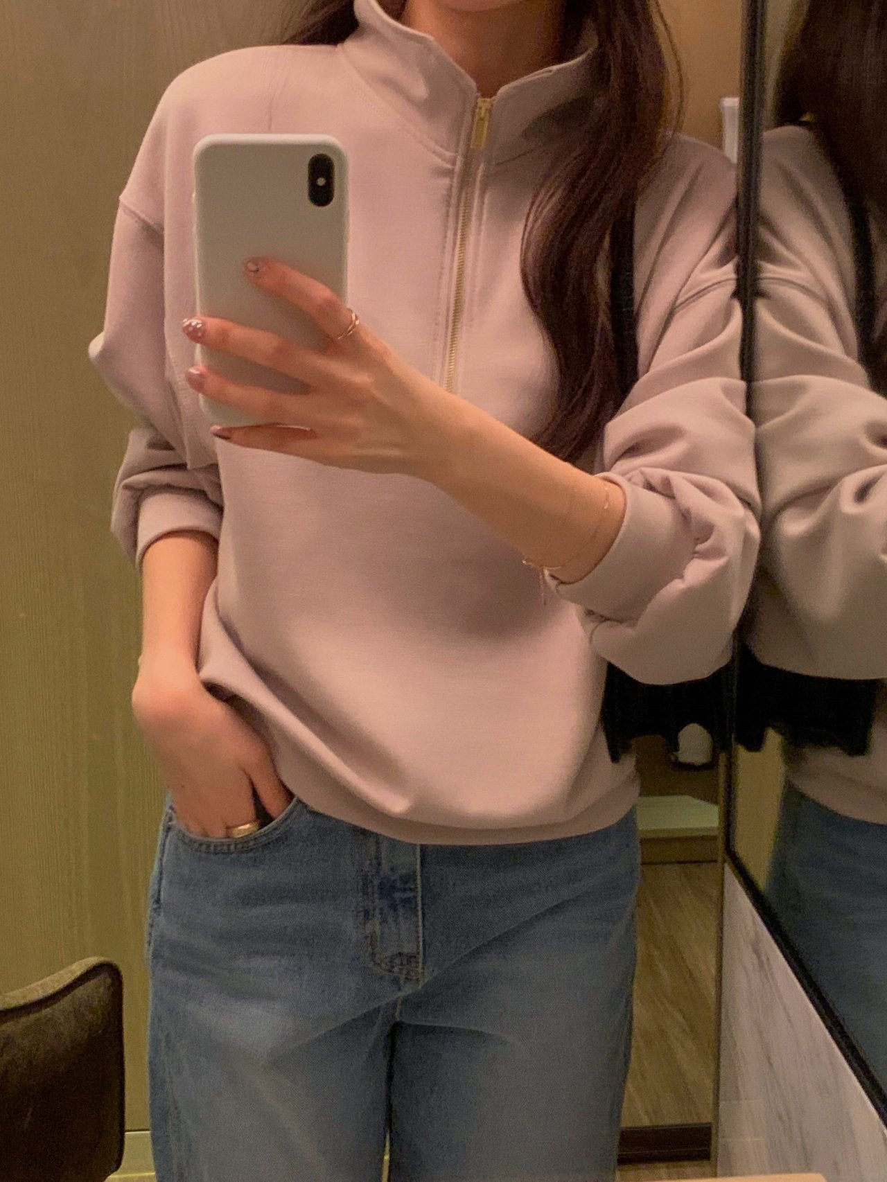 Premium Half Zip Sweatshirt