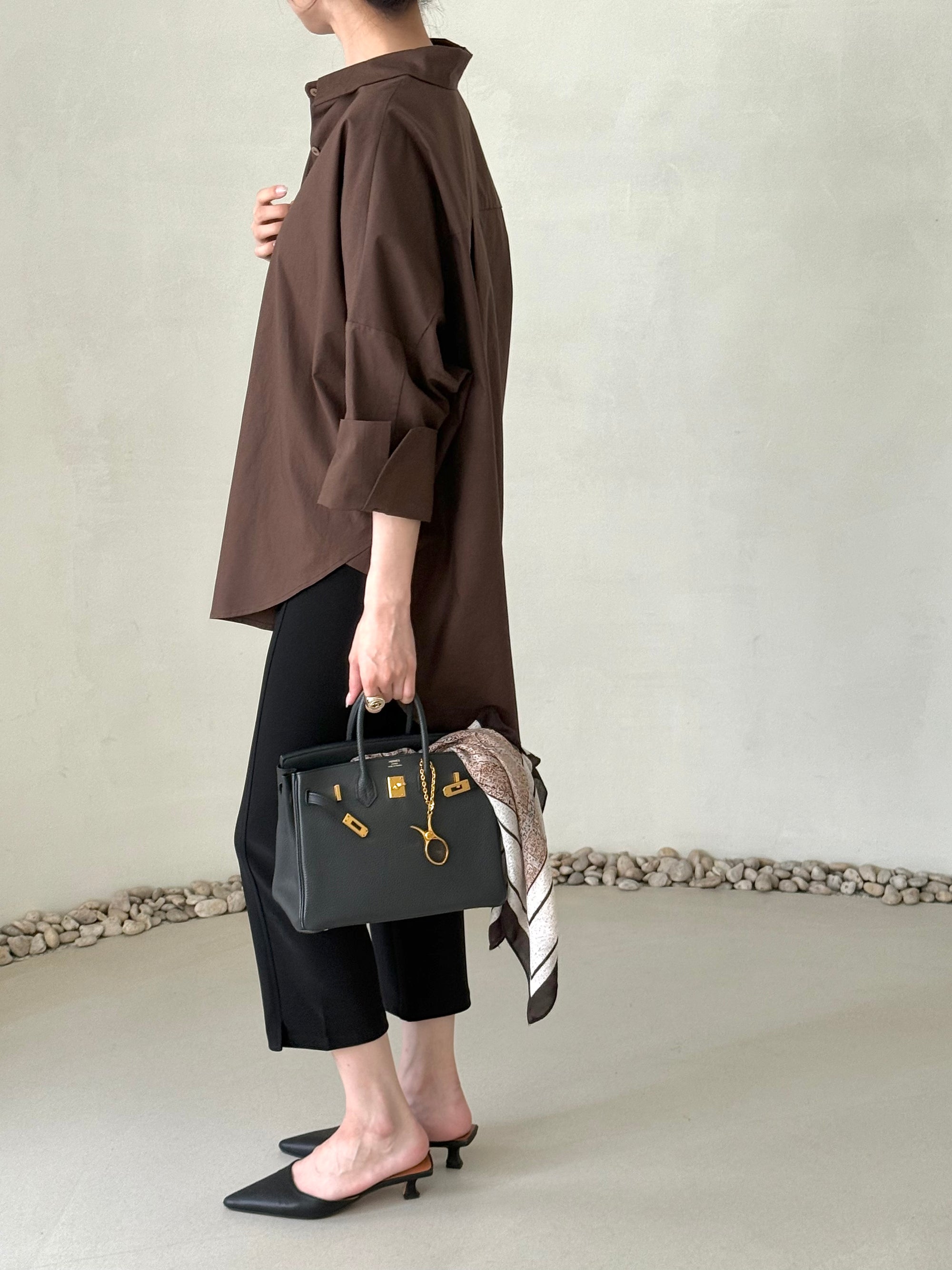 [Best Seller] Oversized Asymmetric Long Shirt