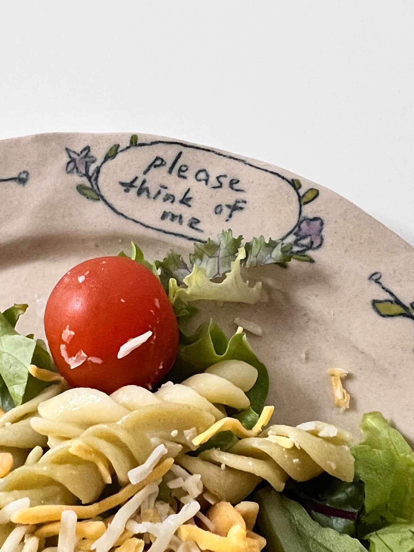 [Handmade Korean Ceramics] Think of me Salad Plate