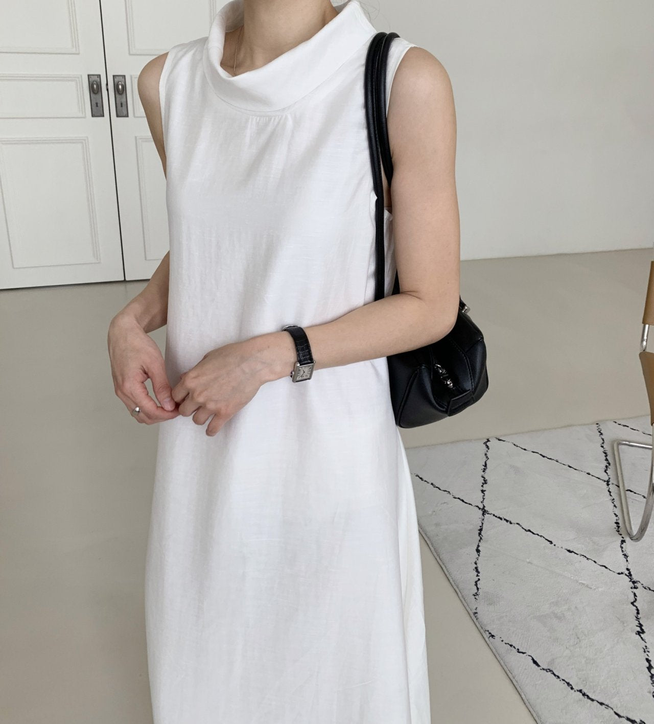 Elegant Satin Soirée Dress