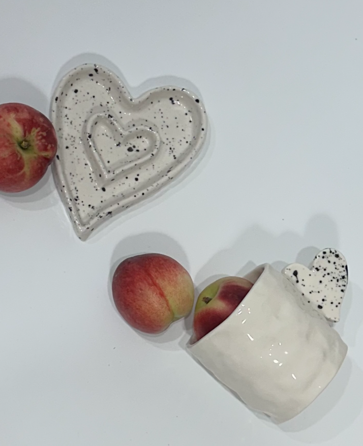 [Handmade Korean Ceramics] Heart Mug