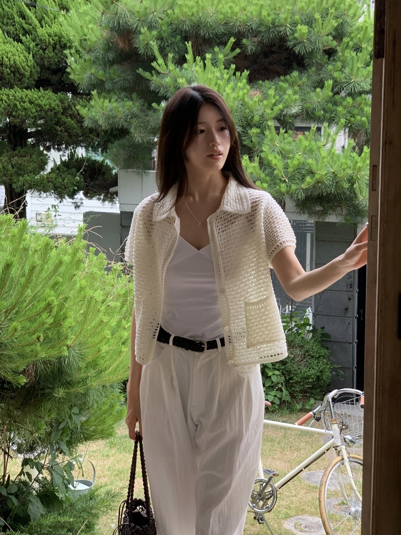 Lovely Knit Collar Cardigan