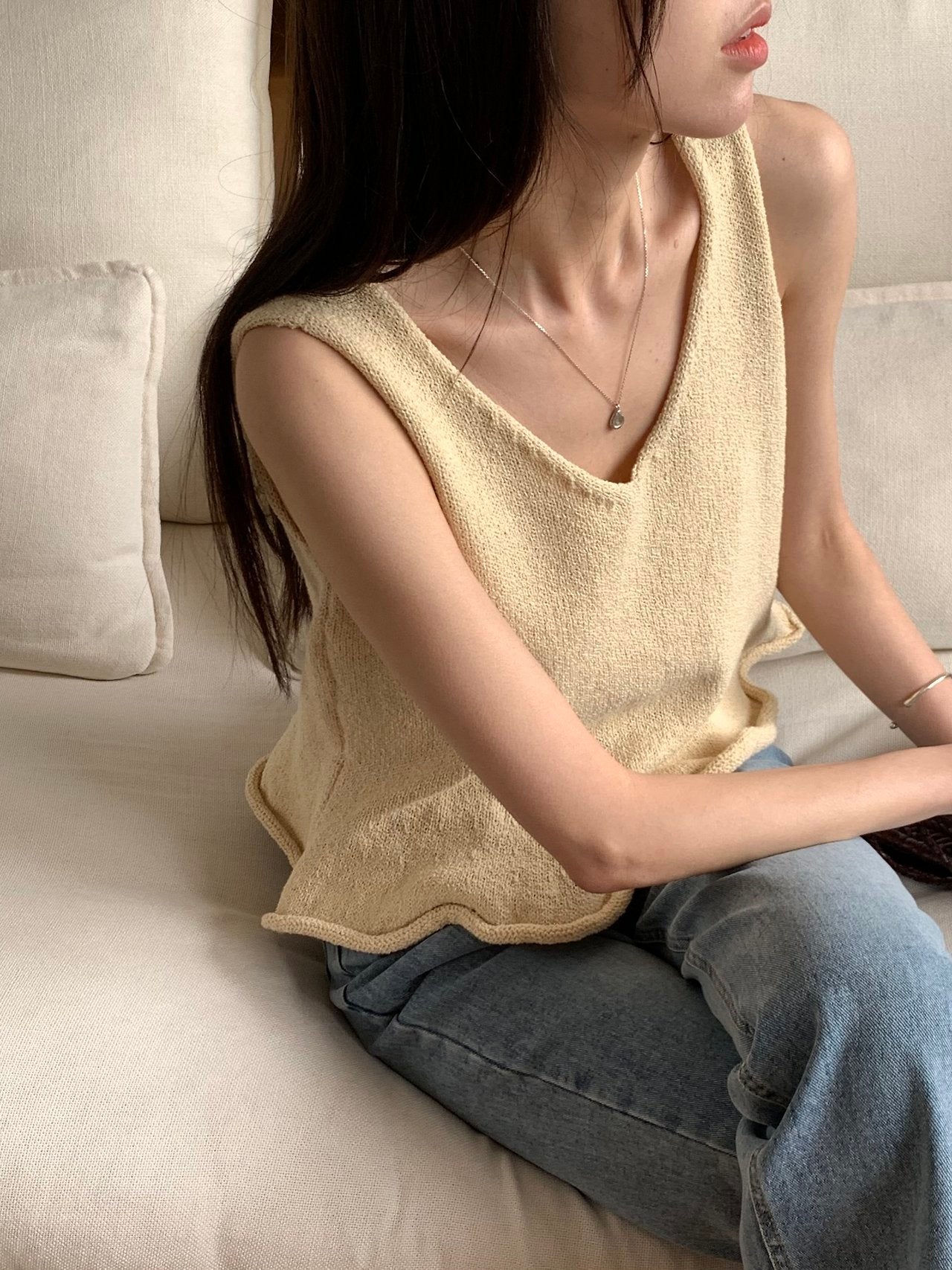 Rolling Flare Semi Knit