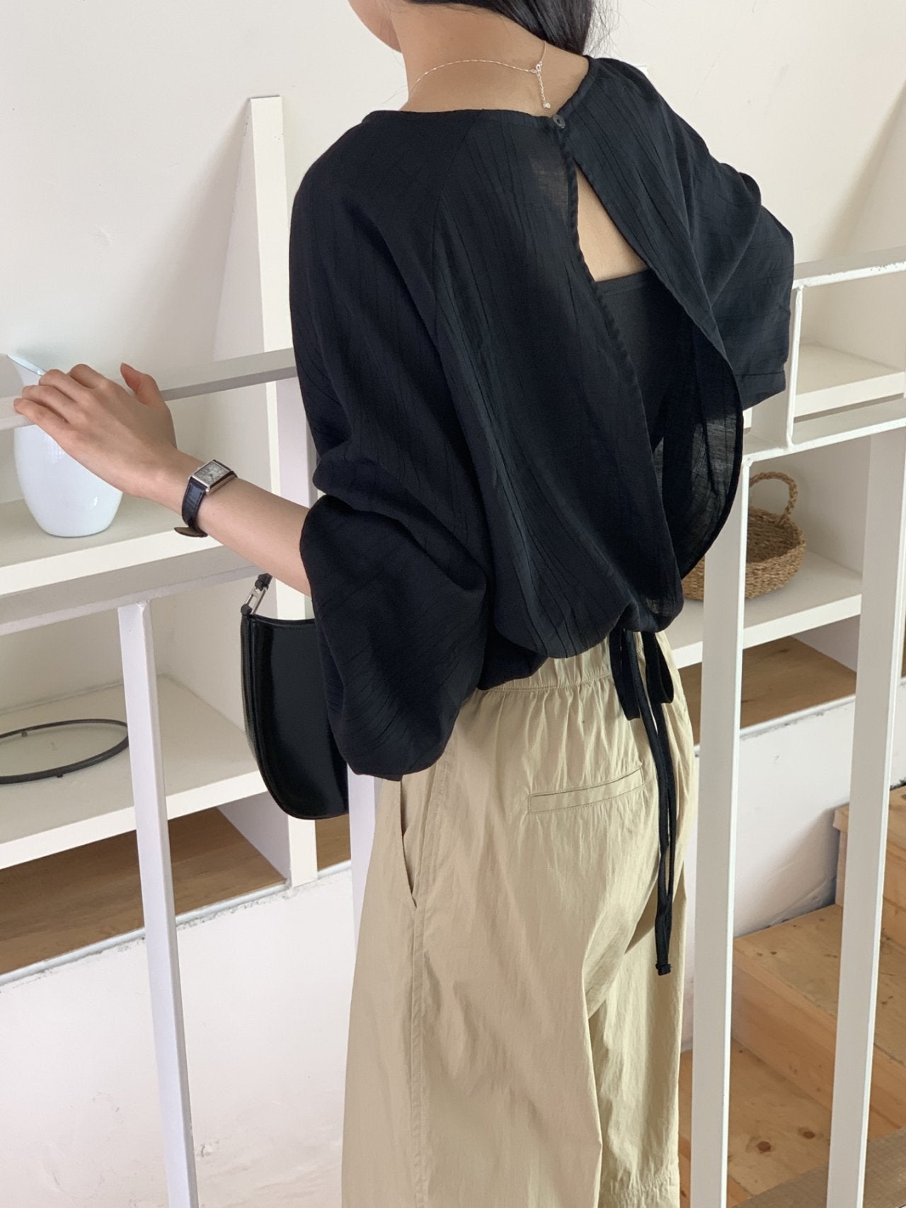 Two Way Back Slit Blouse