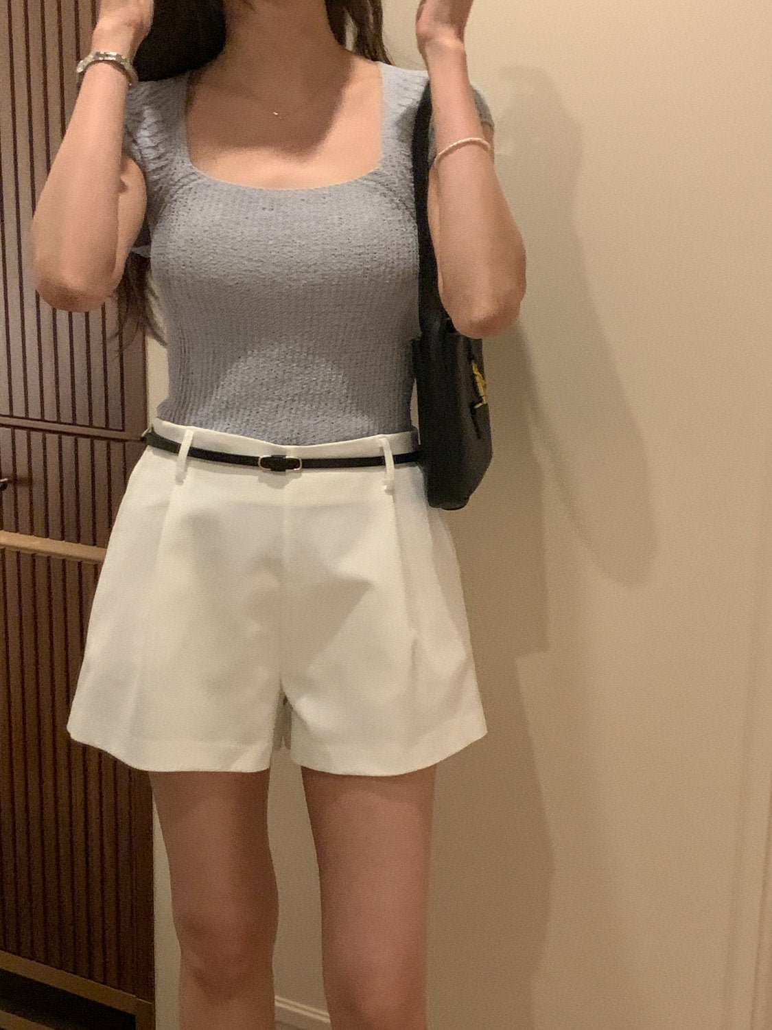 Cap-Sleeve Boatneck Knit