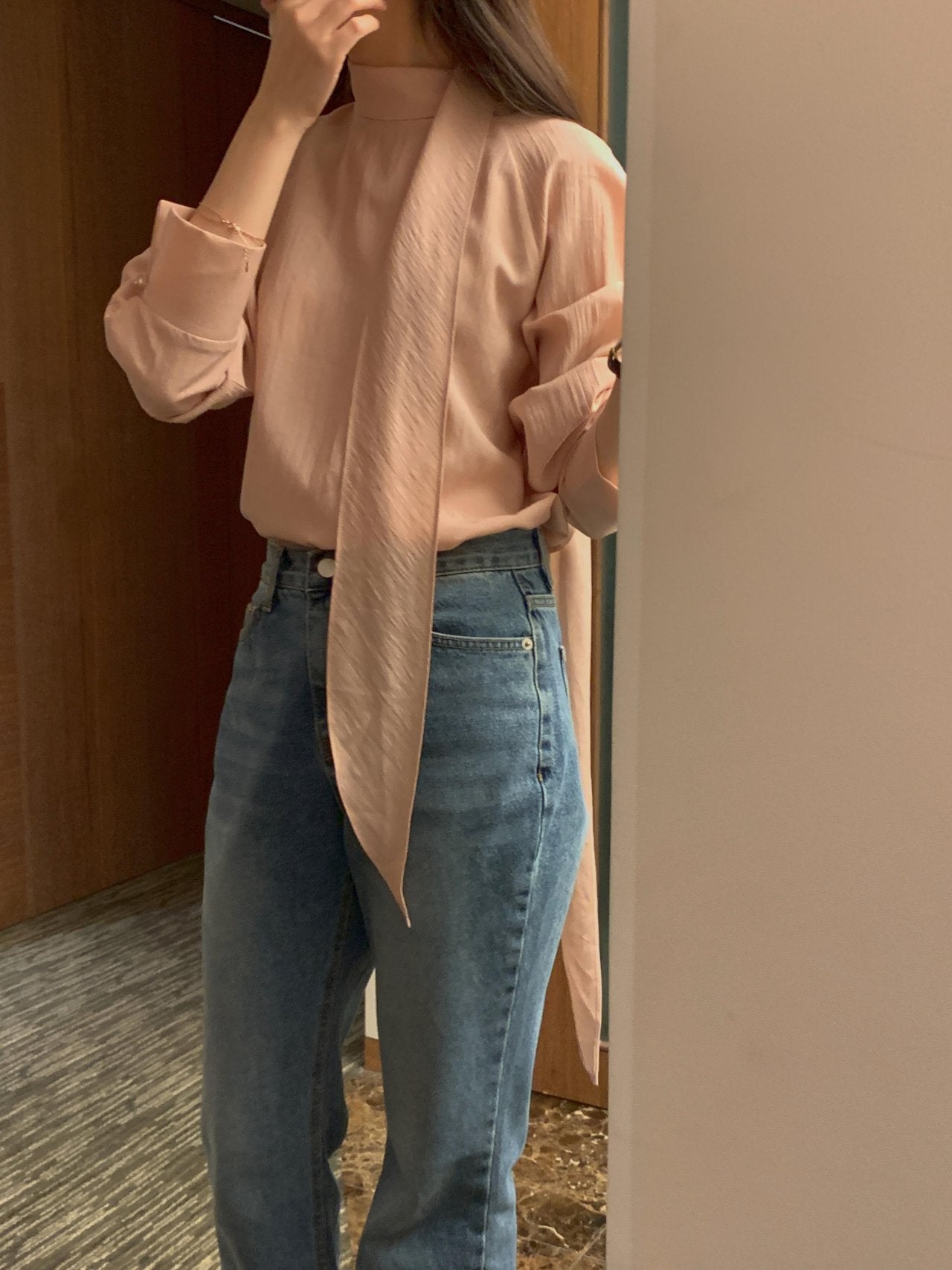 [Best Seller] Premium Raglan Tie Blouse