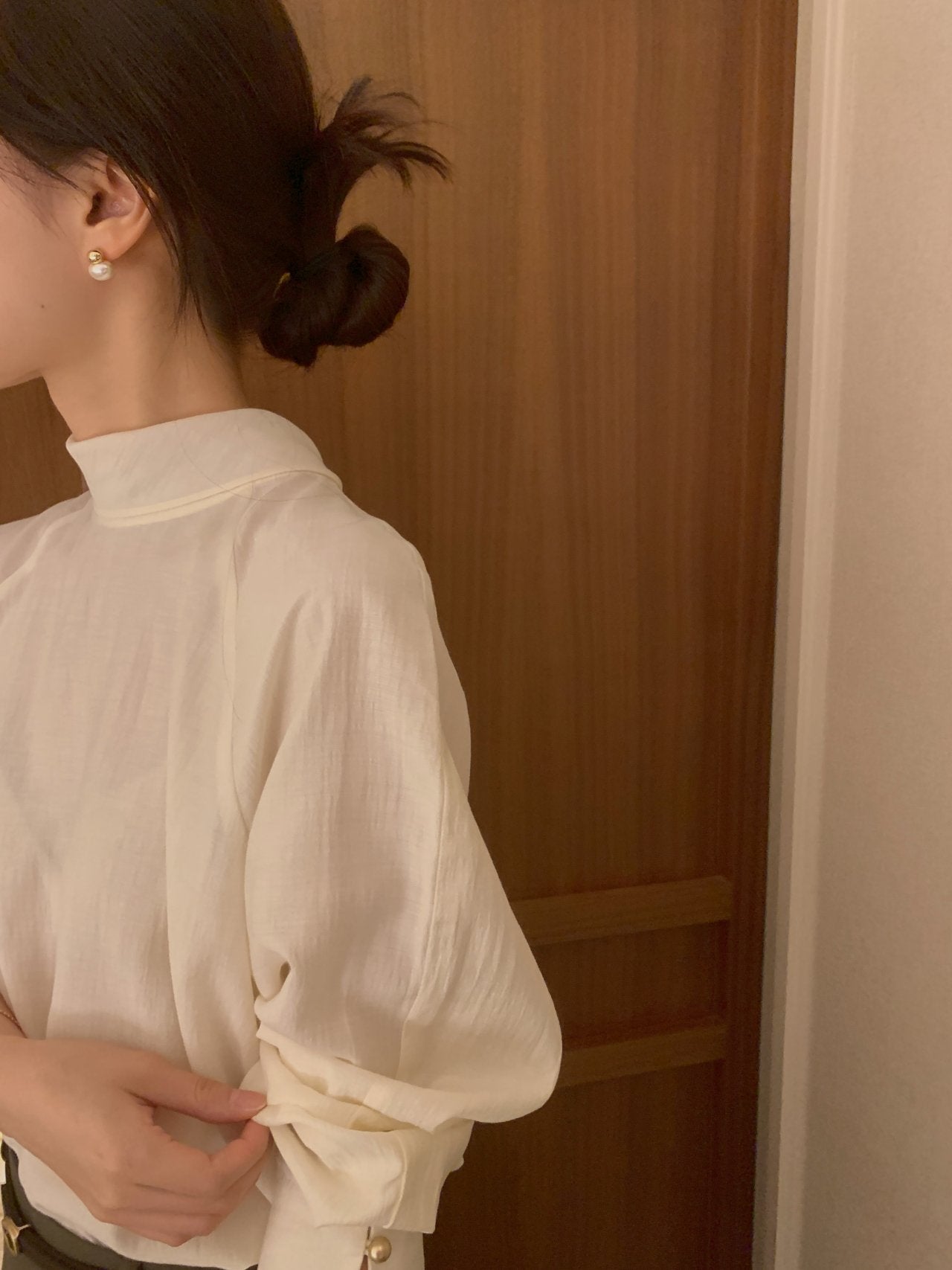 [Best Seller] Premium Raglan Tie Blouse