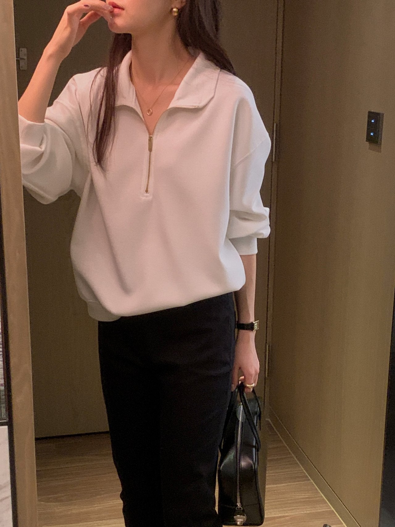 Premium Half Zip Sweatshirt