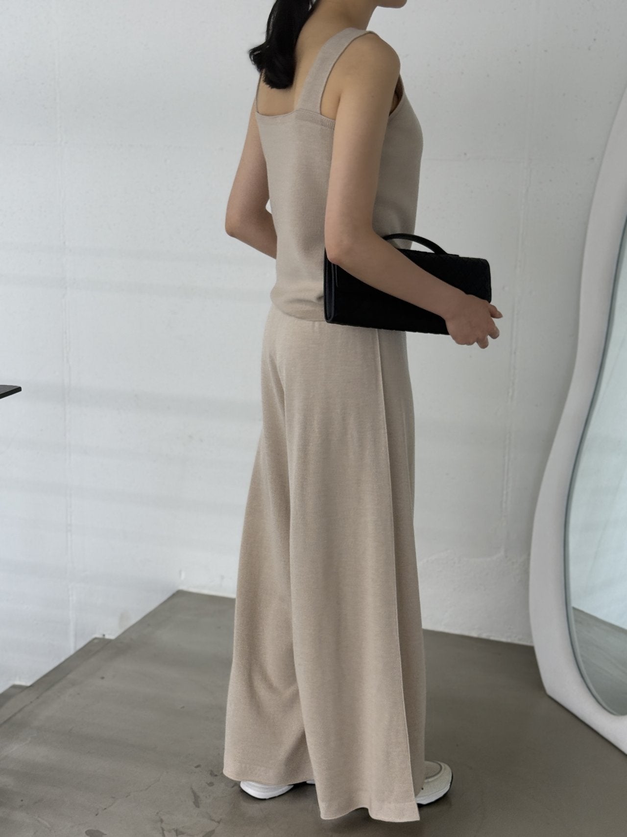 Premium Wool-Cotton Artisan Set-up - Pure Beige