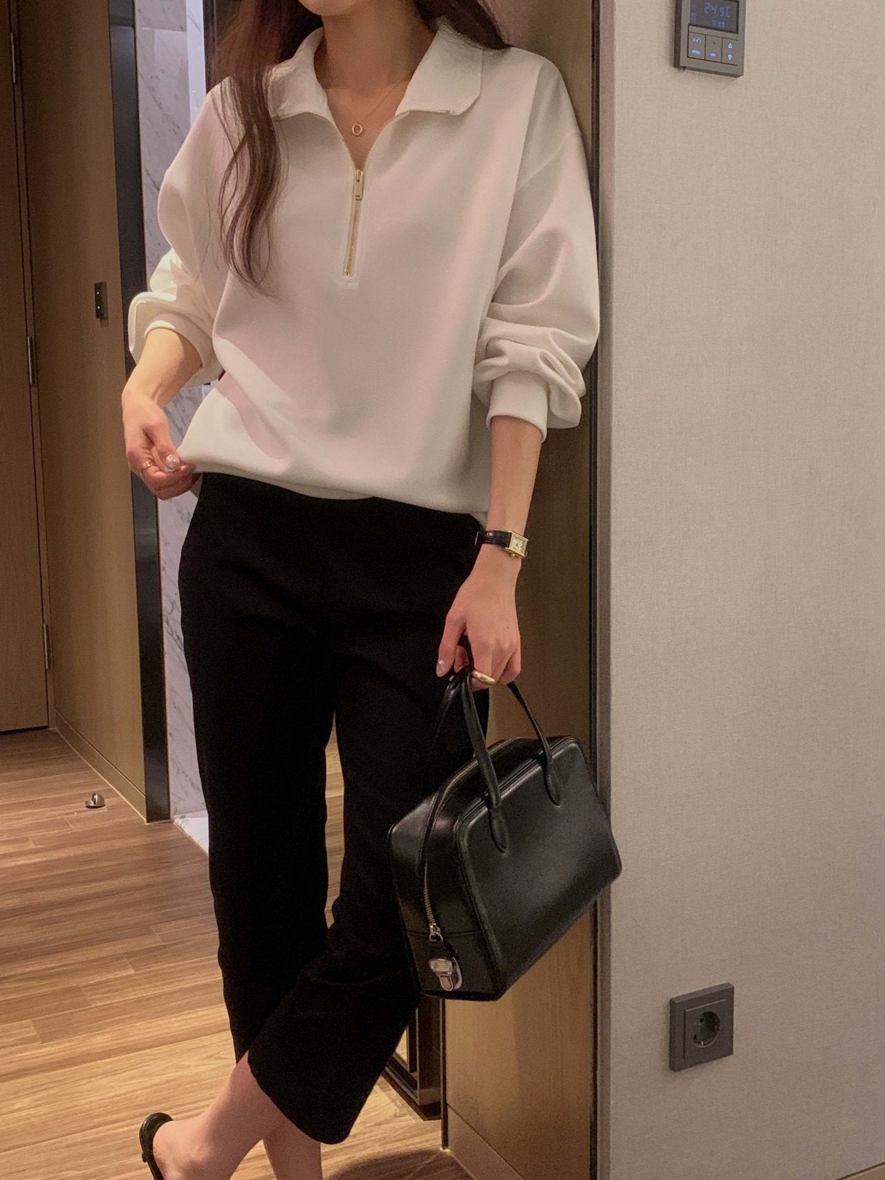 Premium Half Zip Sweatshirt