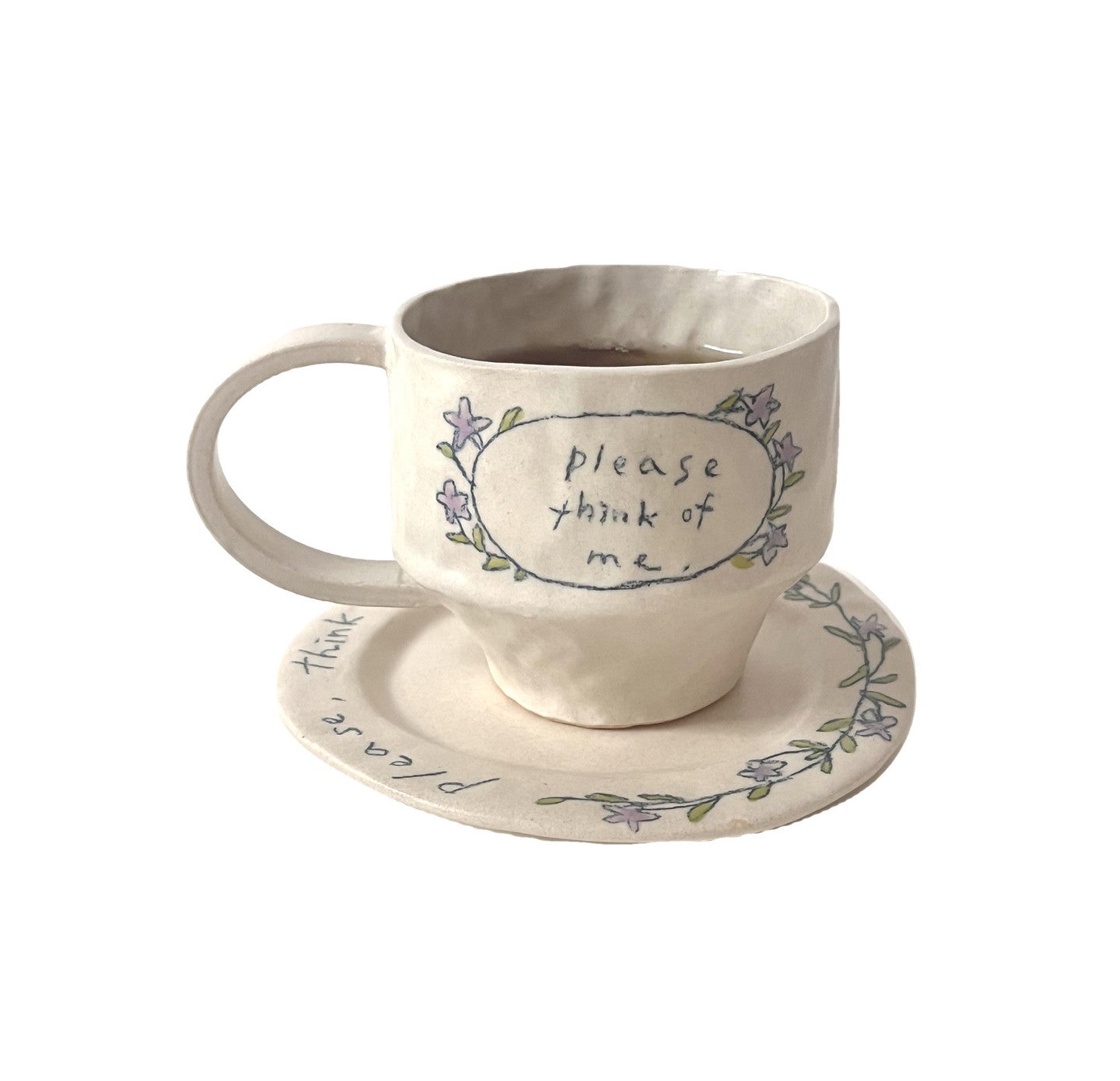 [Handmade Korean Ceramics] Think of me Coffee Cup