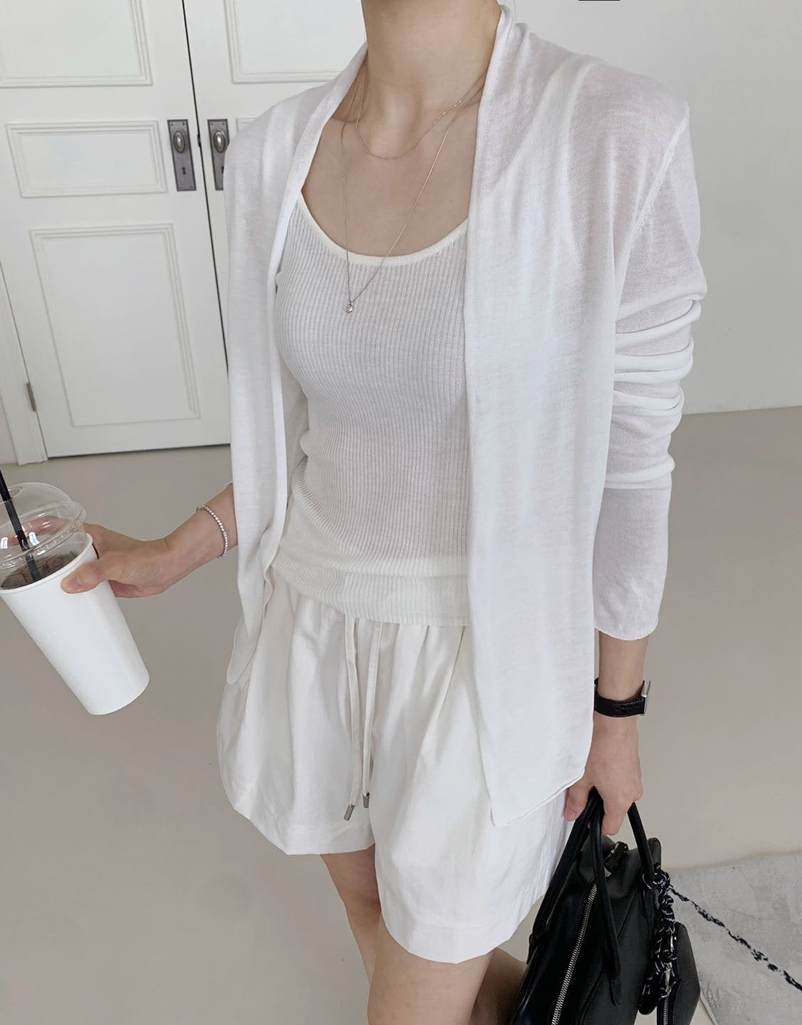 Summer Air Knit Cardigan Set