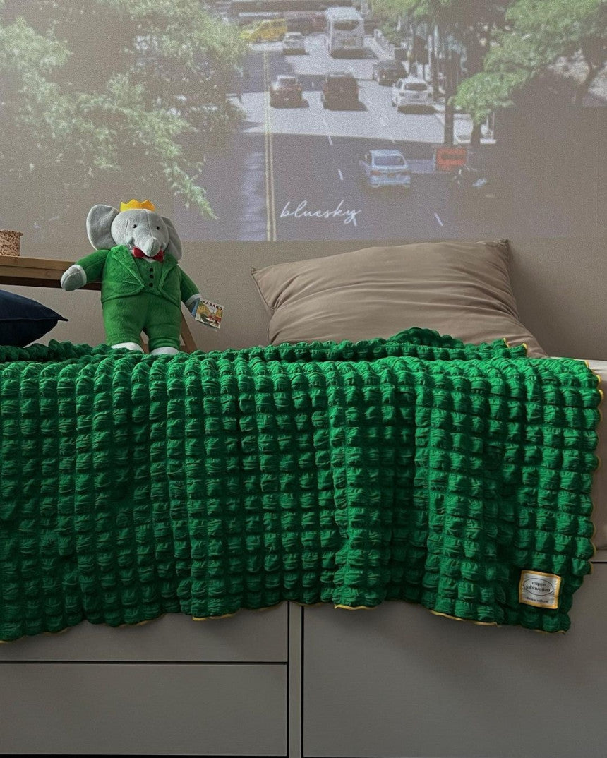 [Carefully handcrafted in Korea]  Wrinkle Color Tablecloth & Blanket