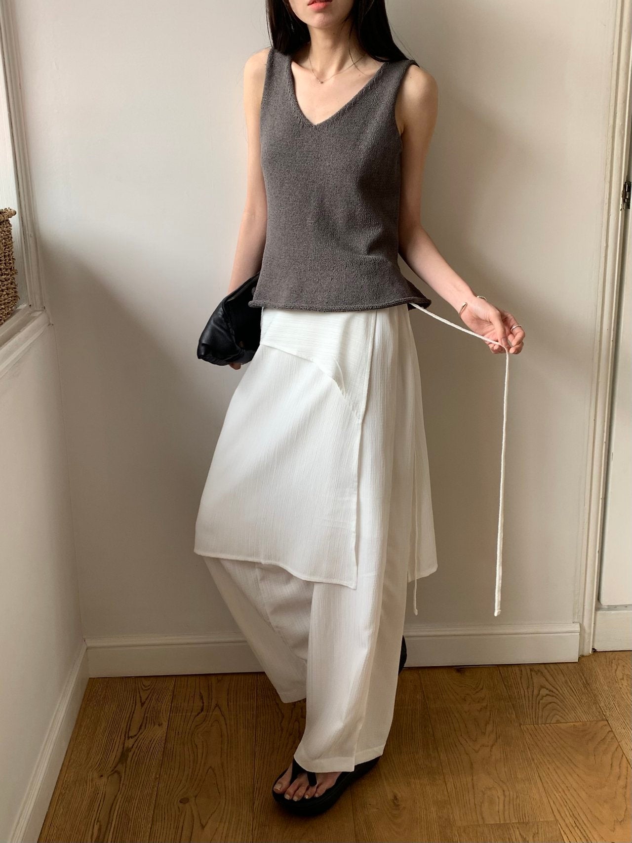 Rolling Flare Semi Knit