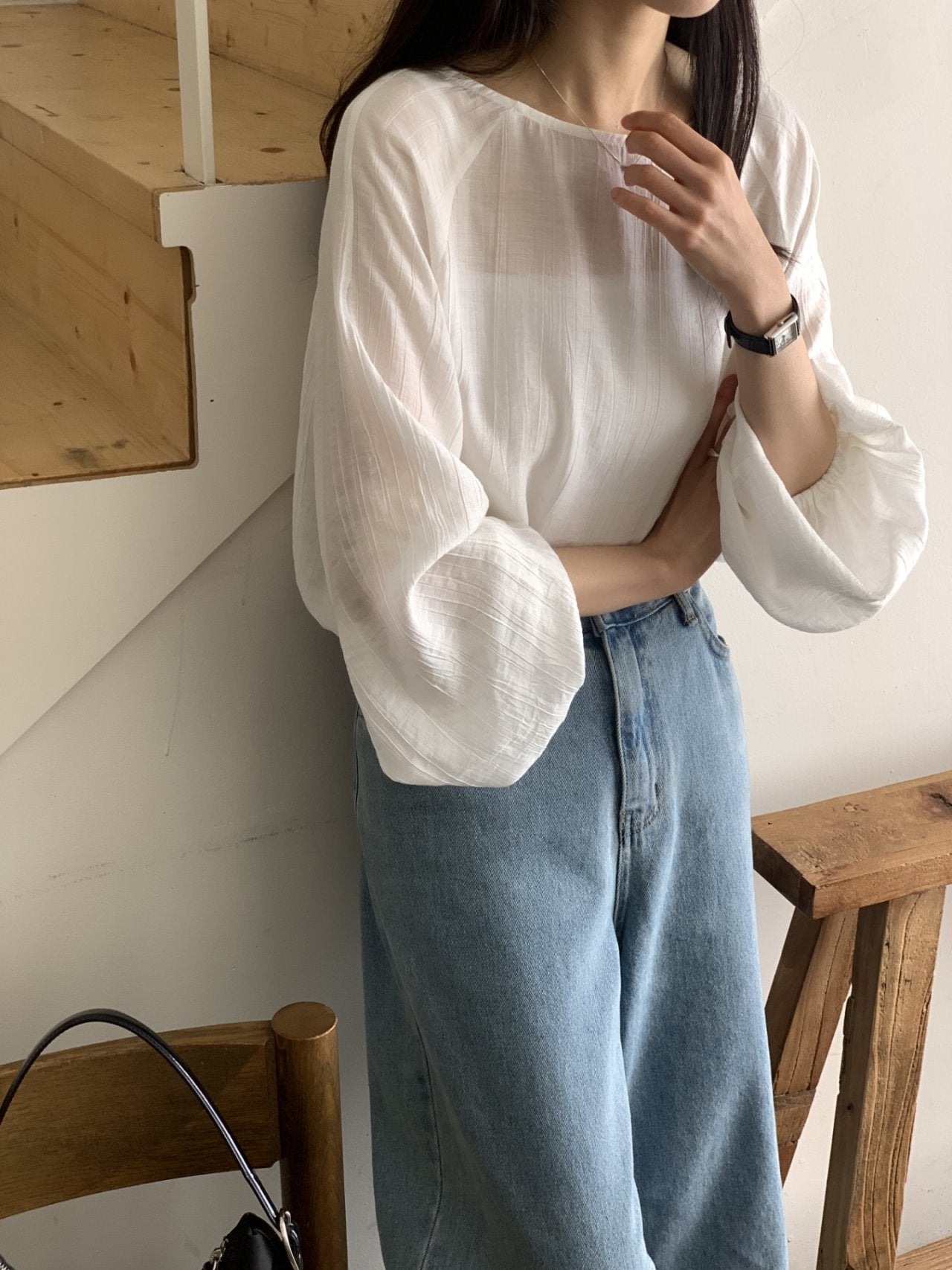 Two Way Back Slit Blouse