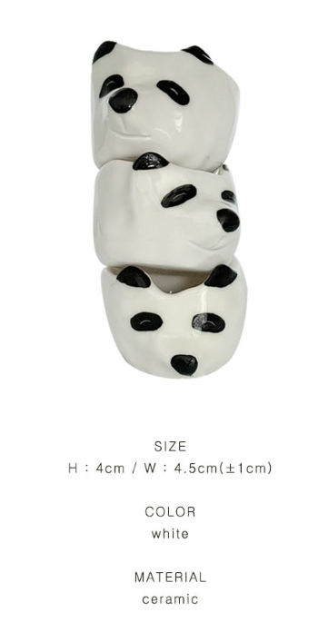 [Handmade Korean Ceramics] Smile Panda Soju Cup