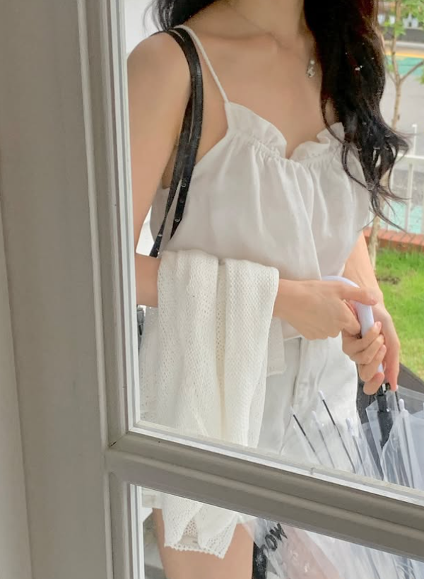 Soft Banding Linen Blend Tank Top