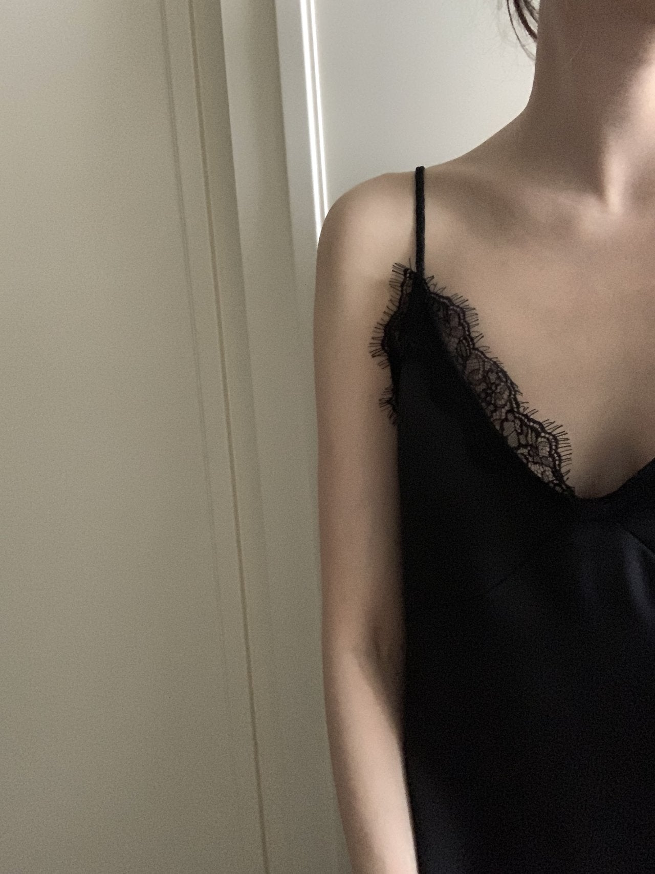 Satin Lace Dress