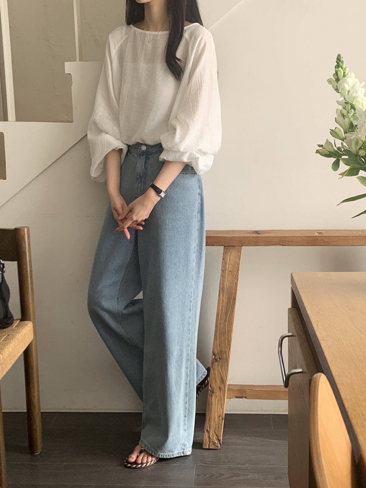 Two Way Back Slit Blouse